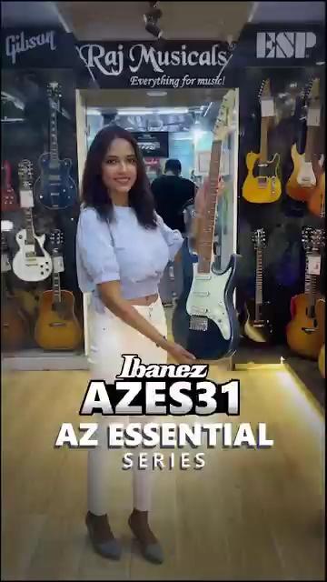 Ibanez AZES31 AOC AZ Essentials Series Electric Guitar - Arctic Ocean Metallic
Shop on https://rajmusical.com/ibanez-azes31-aoc-az-essentials... or Visit our showroom 2188/6 West Patel Nagar, New Delhi 110008, Contact us 9540999000
• Rock-solid electric guitar designed in collaboration with Berklee professor and YouTube sensation Tomo Fujita
• Poplar body offers a solid tonal foundation with good sustain
• Bolt-on maple neck with a fast-playing jatoba fingerboard and all-access neck joint for reaching those higher frets
• Trio of single coils deliver the spank and twang of vintage pickups
• Classic 5-way blade easily switches between pickups
• Ibanez’s dyna-MIX8 switching system unlocks even more sonic options
• Hardtail F106 bridge with comfortable round steel saddles