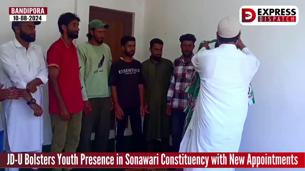 JD-U Bolsters Youth Presence in Sonawari Constituency with New Appointments