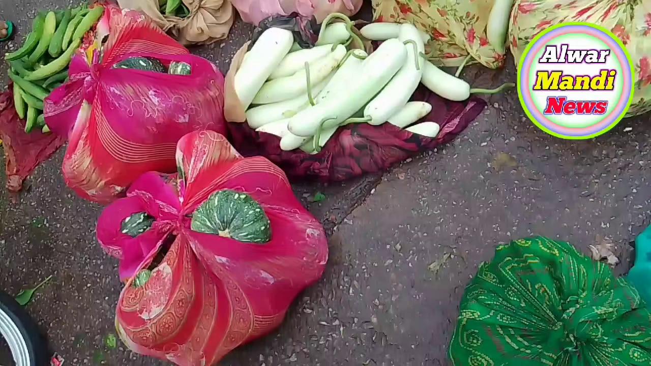 सब्जियों के भावों में तेजी अलवर मंडी राजस्थान ...