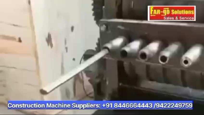 Far-go-Solutions provides "Rebar Threading Machine"all types of Construction machinery all over India & Maharashtra Call us for more details: +91 8446664443 / 9422249759 Address: Office no 2, Alkapuri Apartment, opp. taj hotel, Prashant Nagar, Pathardi Phata, Nashik, Maharashtra 422010