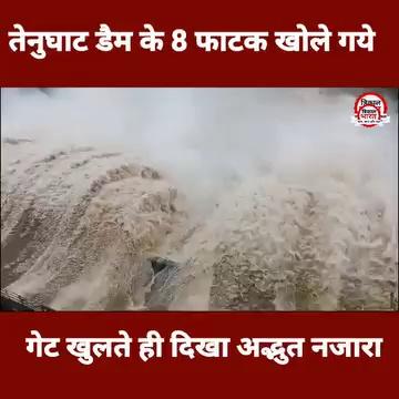 Bokaro के Tenughat Dam का रौद्र रूप, सभी आठों फाटक खोलने के बाद का नजारा #tenughat #bokaro दामोदर नदी भी लबालब भरा