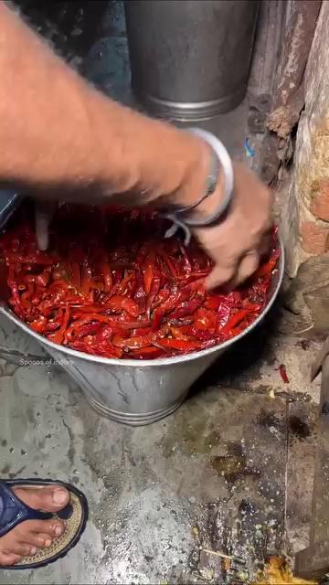 Rajasthani Mirchi Lehsun Ki Spicy Chutney Making In Jaipur