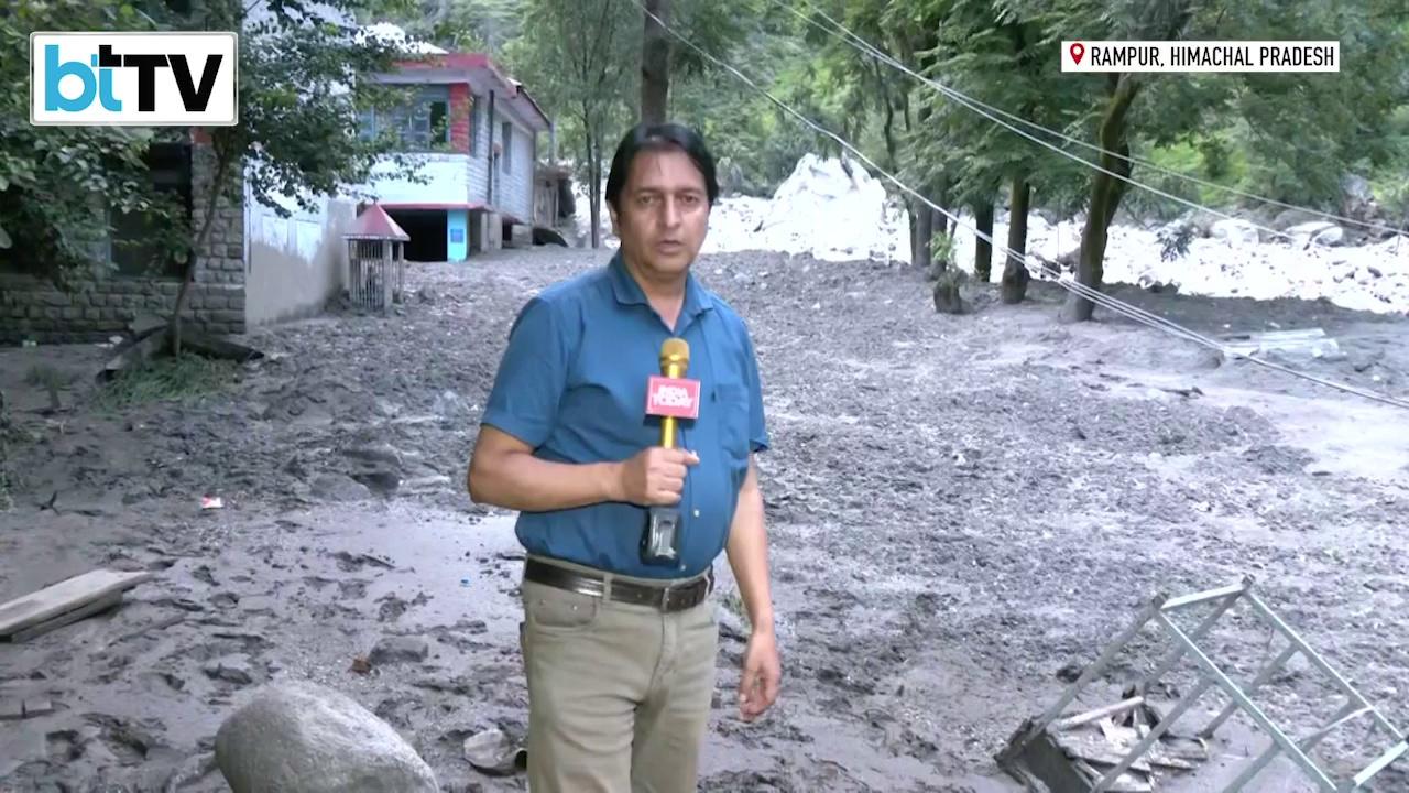 A severe cloudburst in Rampur, Shimla district, Himachal Pradesh, has wreaked havoc, leaving two people dead and 46 others missing. The sudden deluge triggered flash floods, sweeping through the area and causing extensive damage. Rescue teams, including the State Disaster Response Force (SDRF), are urgently working against time to locate and aid those stranded. The challenging conditions on the ground complicate their efforts. Exclusive coverage by India Today's Manjeet Sehgal provides an on-the-ground perspective of the crisis, highlighting the intense efforts of rescue personnel and the scale of the disaster. As the situation develops, the community and authorities remain on high alert, striving to manage the aftermath of this catastrophic event.