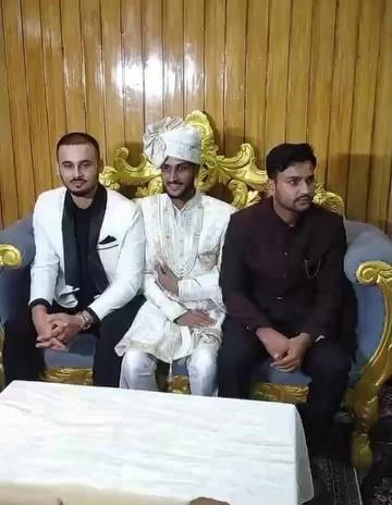 Indian cricketer Shahbaz Ahmed Marries a Shopian girl Dr shaista Amin.