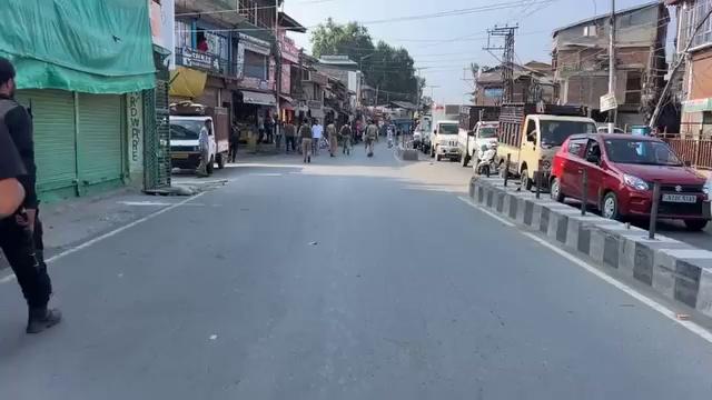 Mega Tiranga Rally at pulwama market...