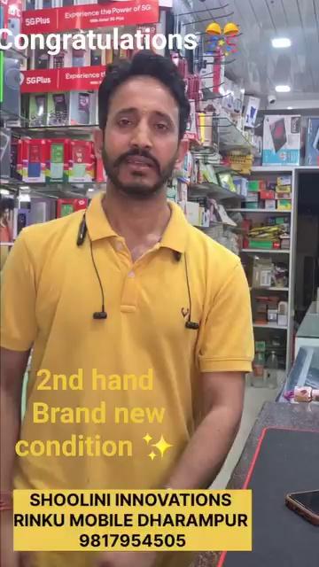 #Ram Ram# congratulations
for phonethnx vist our store Shoolini Innovations #rinkumobile #dharampur #kasauli #highlight #ytshorts #branded gadgets