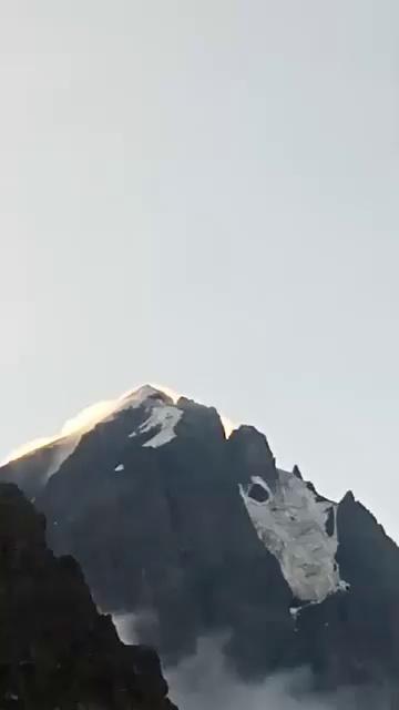 श्री मणिमहेश कैलास पर्वत के आज के दर्शन भरमौर जिला चम्बा हिमाचल से