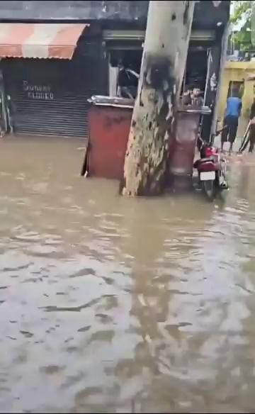 Gandhinagar Smart City Jammu Mein Logon ke gharon mein gussa Barish Ka Pani