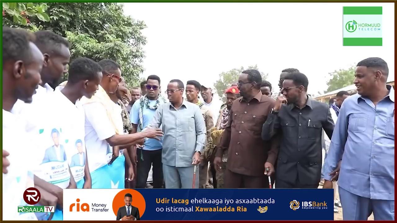 Madaxweyne Cali Guudlaawe : “ Waxaa nala Dheeraday dib u Xoreeynta degaannadii laga saaray AS’ degmada Jalalaqsina Mashaariicdeedii Waa diyaar”.