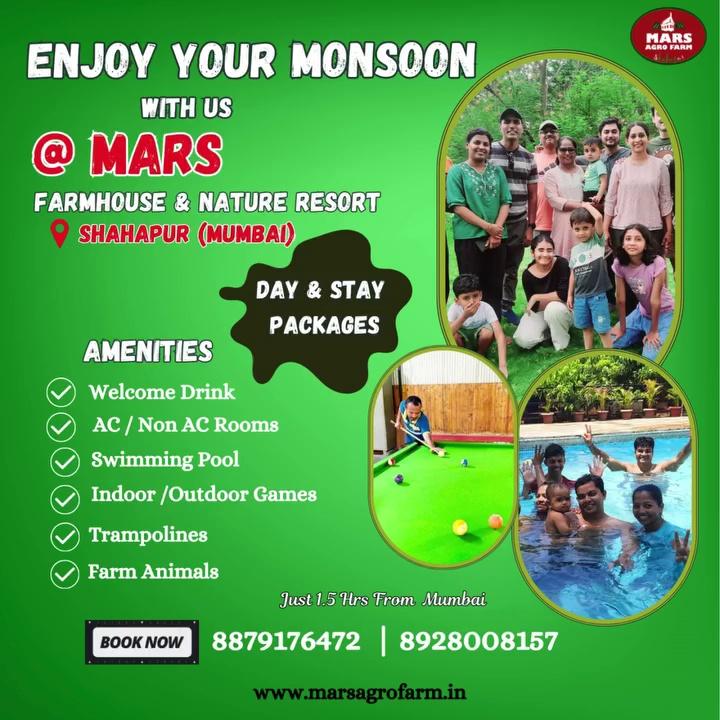 Monsoon Getaway Near Mumbai At Mars Farmhouse & Nature Resort - Shahapur (Mumbai)
