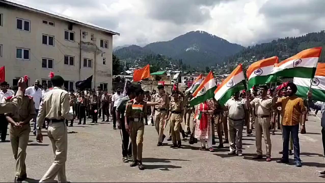 *
Grand Tiranga Rally Unites Bhaderwah in Patriotism
*