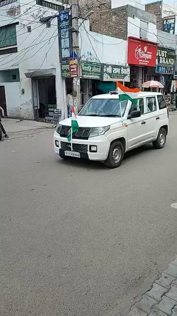 Tiranga raily in raisinghnagar