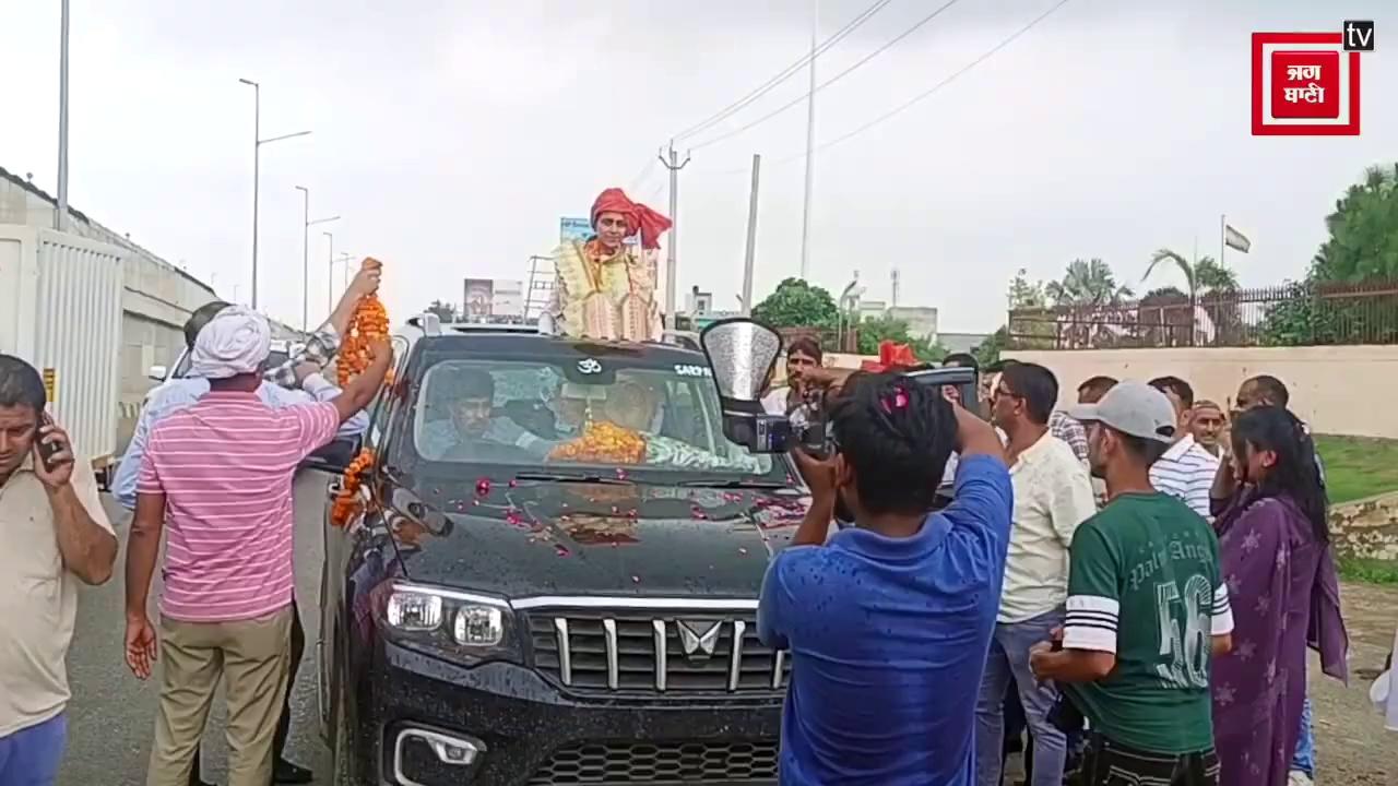 एथलीट Kiran Pahal का Ganaur में जोरदार स्वागत, बोलीं – देश के लिए आगे जरूर मेडल लाऊंगी