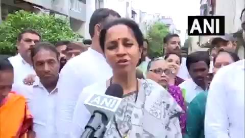 Maharashtra: On Pune floods, NCP-SCP MP Supriya Sule says, "...The taxpayers are suffering due to the government's mismanagement...My demand is that they have to give a clear package, clean the area, and ensure food and water supply. People's documents have gone missing, children's books have gone missing, and the government has to pay for all this. The honest taxpayers of Pune have been completely cheated by the government