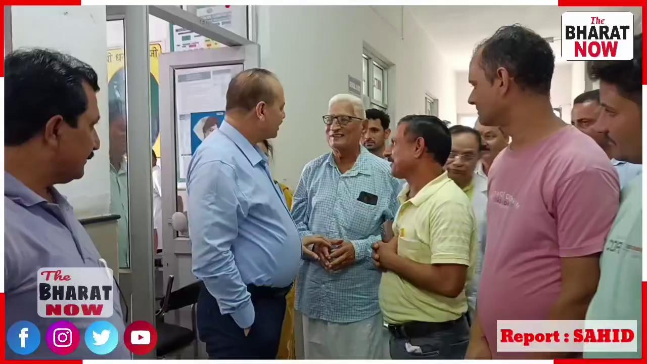 District Health Service Jammu Dr Rakesh Magotra today conducted a visit Truma centre Mahanpur Distt. Kathua and inspected all the section of the hospital.