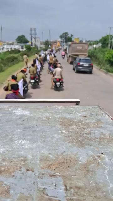 Madhya Pradesh driver mahasangh ki raili Rewa collector Karyalay