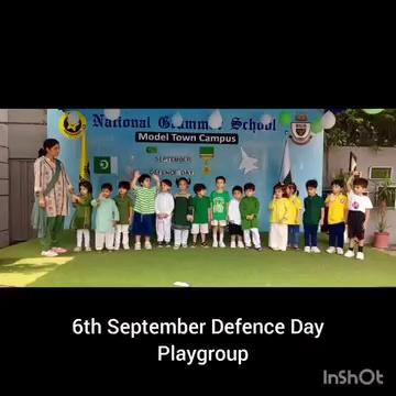 *Defence Day Celebrations at National Grammar School, Model Town Campus*