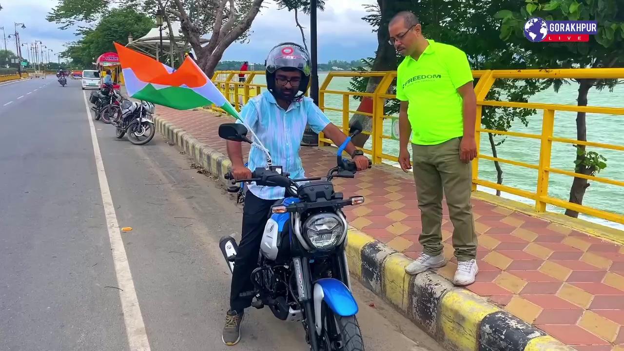 Gorakhpur में launch हुई दुनिया की पहली CNG bike bajaj freedom 125