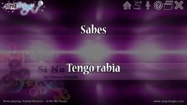 Ednita Nazario - Si No Me Amas Karaoke version
Instrumental
Download Karaoke Here
https://www.Sing-Magic.com/