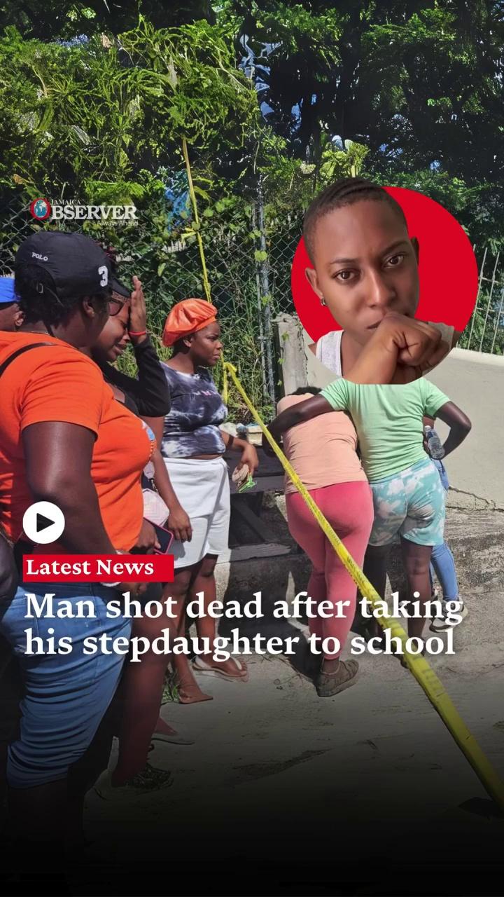 Police are currently on the scene of a murder where a man was shot dead after dropping off his stepdaughter at a primary school in Manchester.
https://www.jamaicaobserver.com/.../man-shot-dead-taking.../