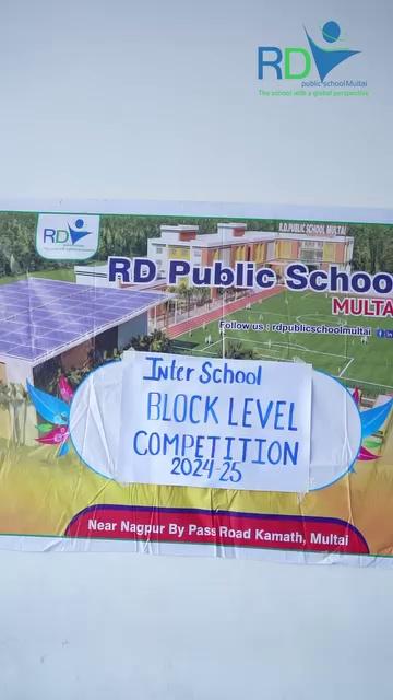 *Block Level Inter-School Karate Competition at RD Public School Multai!*