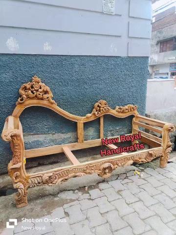 Available All wooden Furniture At New Royal Handicrafts Saharanpur up....