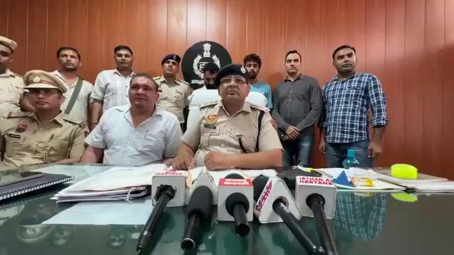 Jind: Live press conference of Deputy Superintendent of Police Rohtas Dhul in the case of murder in Julana area...