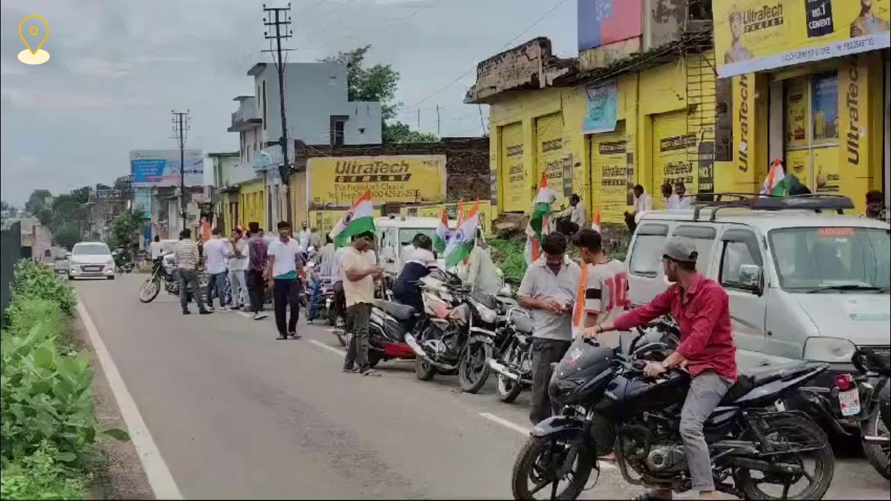 #IndependenceDay Celebrations in Hiranagar of Kathua II Tiranga Bike Rally organized by the BJP unit of Hiranagar in presence of Sr. leader Munish Sharma, Gopal Mahajan and Sudesh Kumar Sethu.