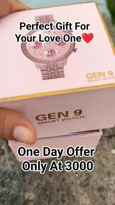 मूल्य रु 3000/- मात्र (पहिले 5000/- पर्न)
Perfect Gift For Your Love One
One Day Offer Only (Limited Stock Available)
NEW ARRIVALS Premium Quality Gen 9 Fossils Smart Watch With Double Strap Cash On Delivery All Over Nepal
- ip67 waterproof
- Battery backup upto 7 days
- Call garna ani receive garna milne
- Full HD Display
- LIGHT UP SCREEN WHEN HAND
RAISED
Notification herna milne
- Statement of the minor and major temperatures
- Wireless Magnetic charger vayeko bulilt-in-games and 12+ sports mode
- 30+ cloud based & customizable
watch faces
- Monitor Heart Rate Effortlessly
- Can control phone camera
- Can play songs of mobile from watch
- Compatible with both android/lOS
Dm to order
Delivery all over Nepal