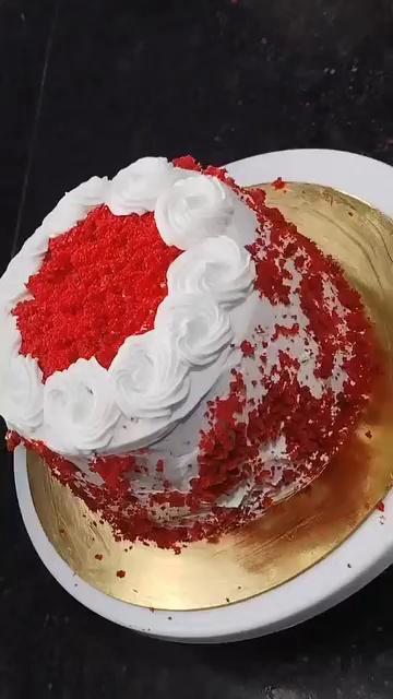 Red velvet cake.bina oven k ghar me banaye red velvet cake