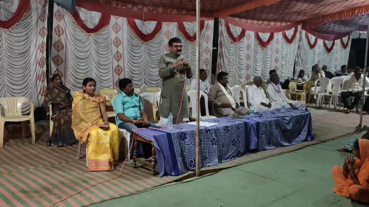 Rekhlal Bhau chhandlal Tembhare Director Gdcc Bank Gondia speech on Ramkatha pathari program