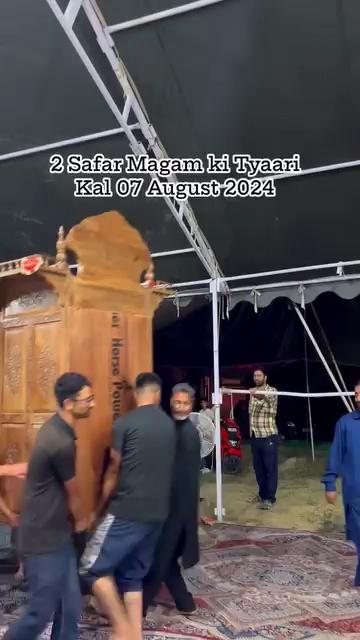 2 safar Magam ki tayari kal 7 August 2024