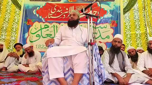 hazrat Mufti arshad sb jalsa dastarbandi madarsa islamiya arbiya thathri