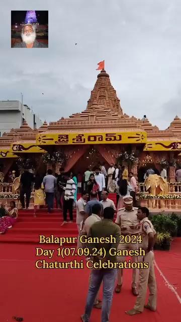 Balapur Ganesh 2024
Day 1(07.09.24) Ganesh Chaturthi Celebrations