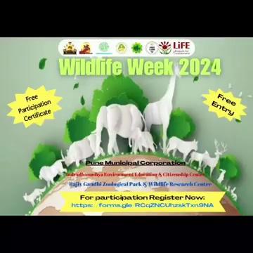 Pune Municipal Corporation’s Wildlife Week 2024, *Glimpses of Rangoli Competition* held at Indradhanushya Environment Education Center, Navi Peth on 3rd October.