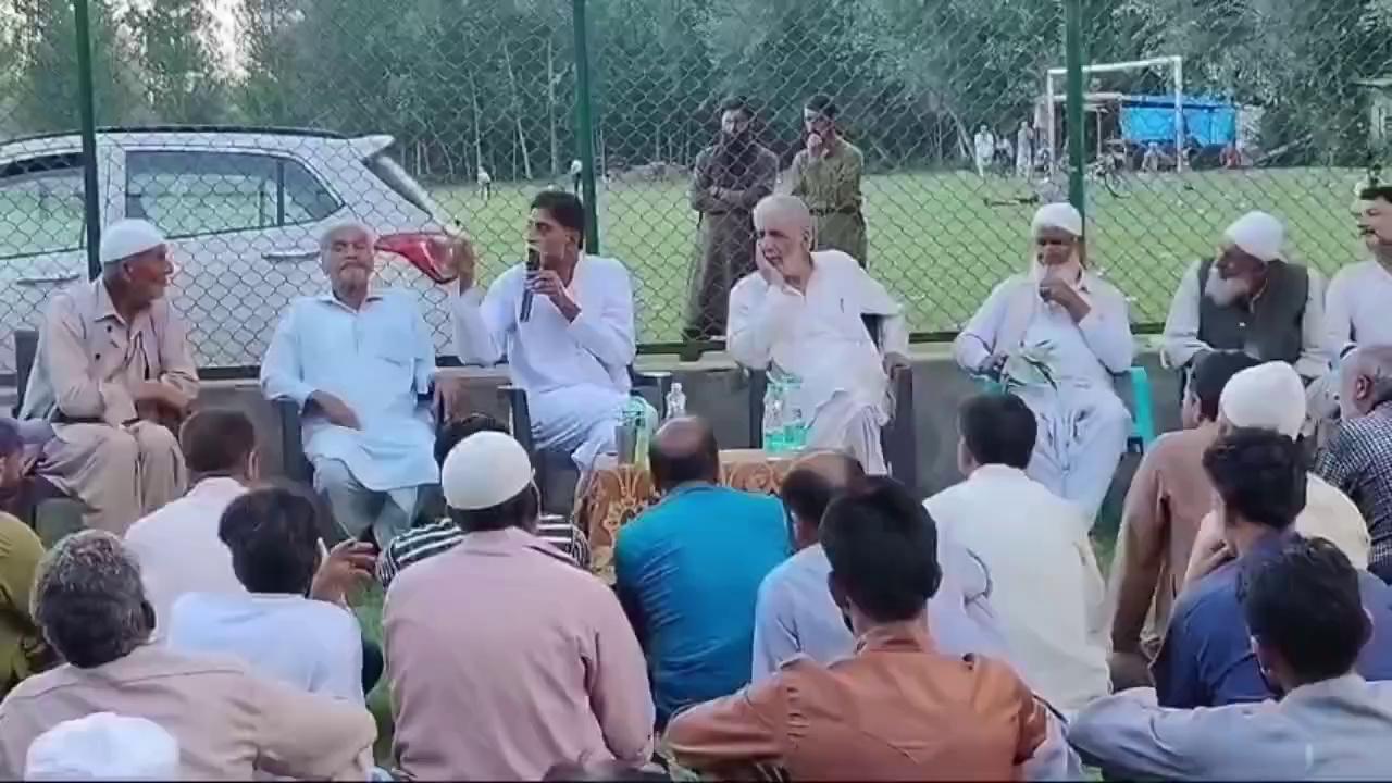 Today on 25 07 2024 Public Meeting At Hangipora Wagoora Constituency.