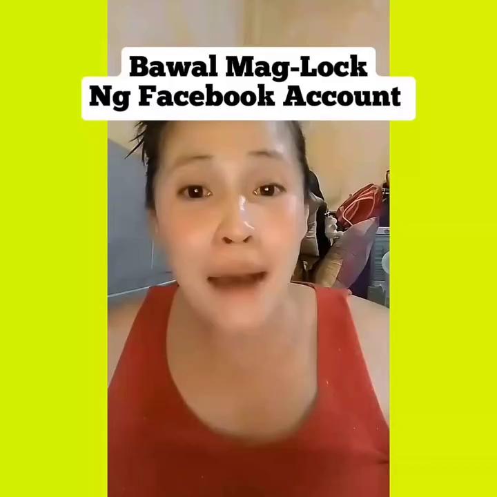 Bawal Mag-Lock Ng Facebook Account