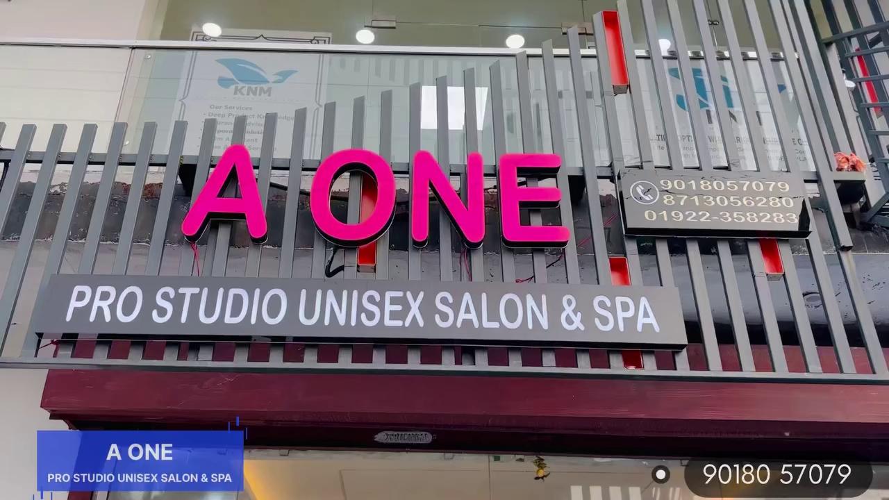 A one pro studio unisex salon & spa police line Kathua