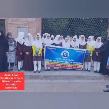 Zonal Level Cleanliness drive in Bijbehara under Swachhta Pakhwada.
Directorate of School Education Kashmir
Chief Education Office Anantnag