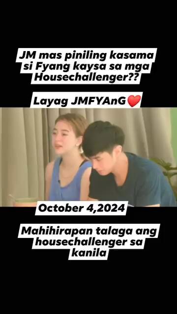 JM napaghalata ka na !
Mas pinili si FYang kasya sa loob??
Pls. Bbs JM guiz!
JMFyang hanggang dulo