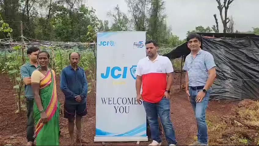 We JCI Dapoli, under the program “Salute the silent star” will be *felicitating farmer Bharat Pewekar from Kudavale village*. He has been supporting his family by growing vegetables and has made a good fortune, coming from ordinary circumstances.