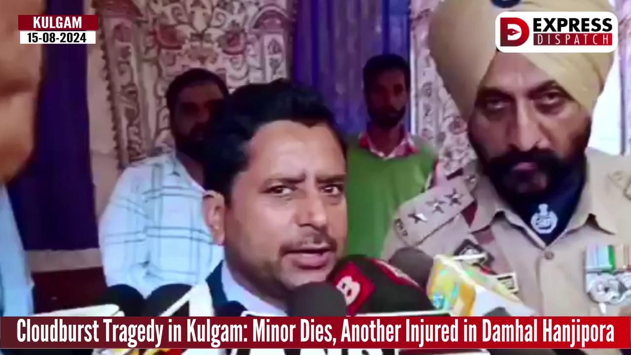 Cloudburst Tragedy in Kulgam: Minor Dies, Another Injured in Damhal Hanjipora