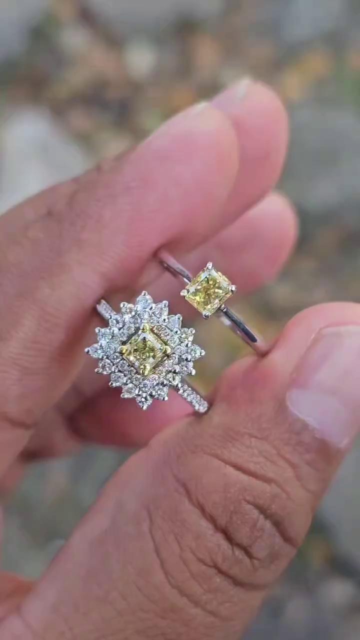 Atas soliter
berlian banjar fancy yellow
Emerald cut 0,63crat, emas putih 40%
berat total 1,72gram