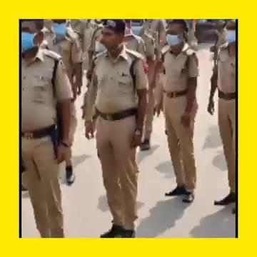 Durga Puja me vaishali police ki h Puri taiyari.