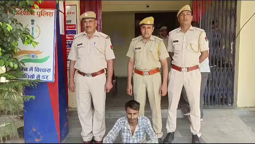 बानसूर पुलिस नें दिया बड़ी कार्रवाई कों अंजाम