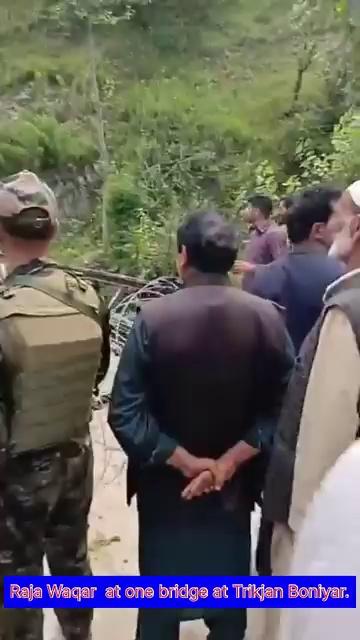 BJP district president for Baramulla, Rajja Waqar comes to the rescue of the people by persuading Army to re-install a bridge at a Boniyar village of Baramulla