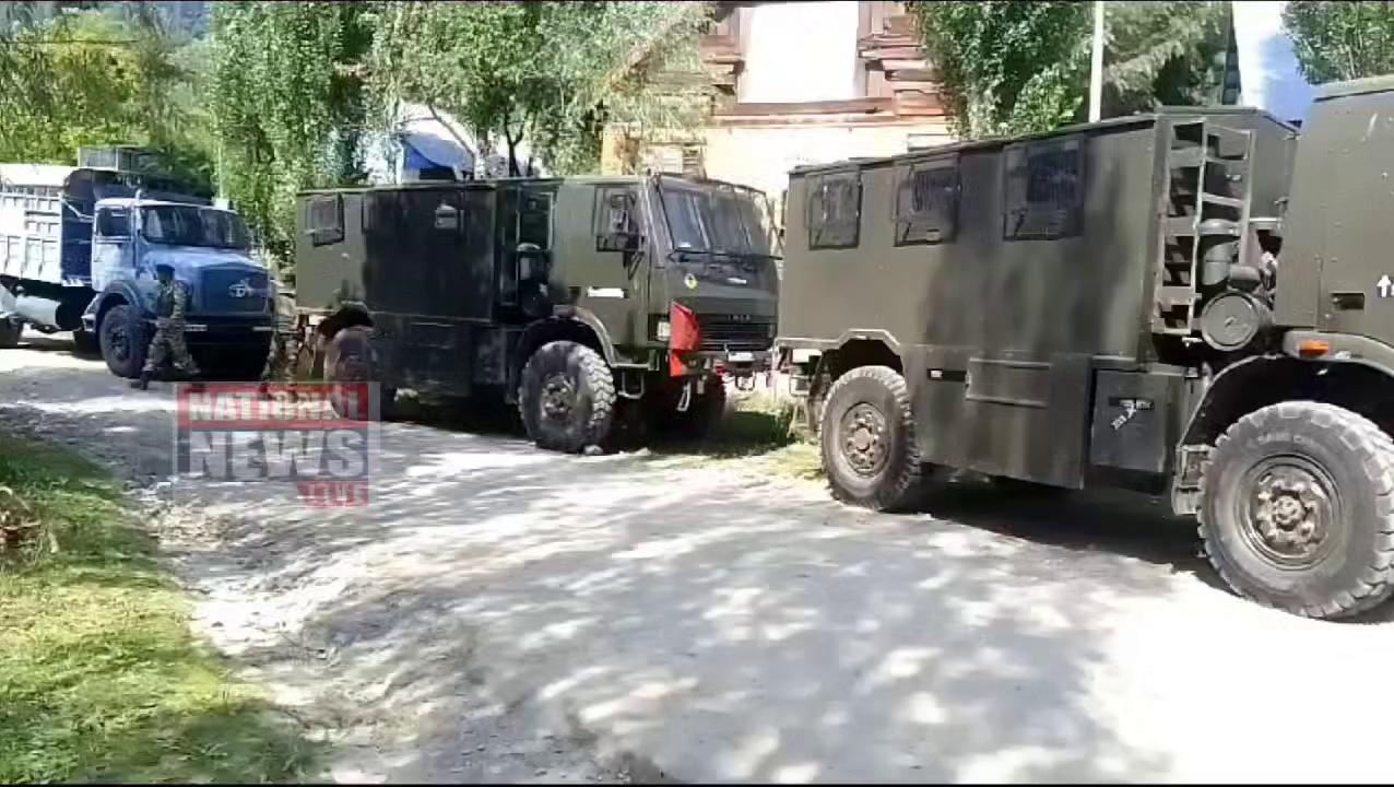 Encounter has started between forces and militants in the Ahlan Gadole area of Kokarnag. It is believed that militants from Doda district have entered the Anantnag area. Operation going on .