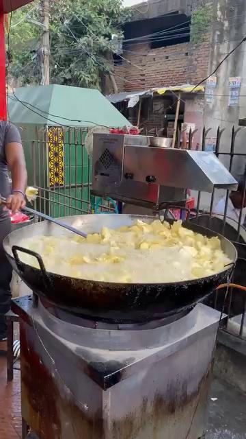 Super Fast South Indian Hot Potato chips meking in Patna