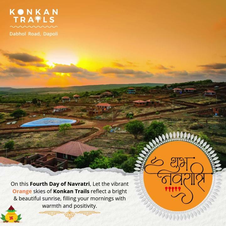 On this Fourth Day of Navratri, let the vibrant orange skies of Konkan Trails inspire a bright and beautiful sunrise, filling your mornings with warmth and positivity. A surreal experience is an understatement for a getaway in Konkan.
Located just five hours from Mumbai and Pune, Konkan Trails invites you to embrace blissful neo-rural living. This community of vacation homes promises 51 acres of Pure Konkan Life.
.
.
.