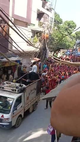 kalash yatra in Laxmi ngr